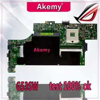

Akemy G53SW Laptop motherboard For Asus G53SW G53SX G53S G53 VX7 VX7S Test original mainboard