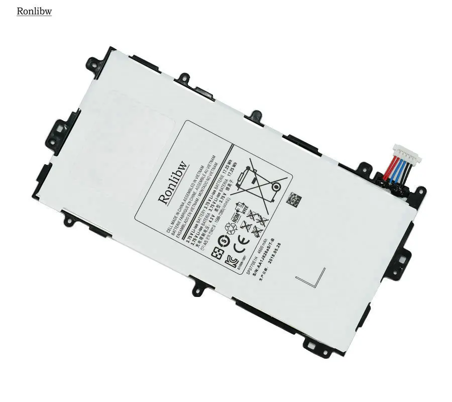 Ronlibw 5PCS SP3770E1H Replacement Battery For Samsung Tablet Tab Note