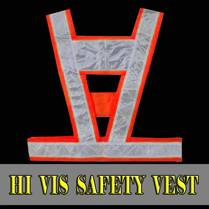 Safety High Visibility Reflection Vest Waistcoat Outdoor Running Cycling Vest Belt Tapes Reflective Knitted Waistcoat Gilet Safety High Visibility Reflection Vest Waistcoat Outdoor Running Cycling Vest Belt Tapes Reflective Knitted Waistcoat Gilet