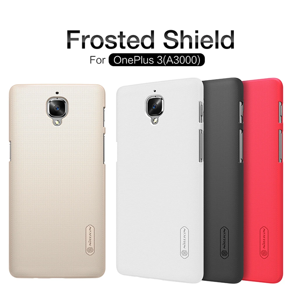Защитный чехол Nillkin для OnePlus 3 Матовый Жесткий накладка 3T A3000|case for|case nillkincase |
