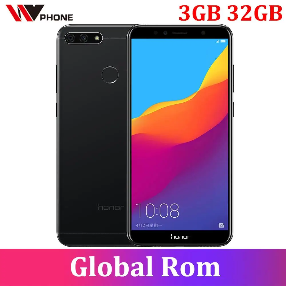 Глобальная ПЗУ оригинал Honor 7A 5 7 дюймов Snapdragon 430 четыре ядра двойная камера