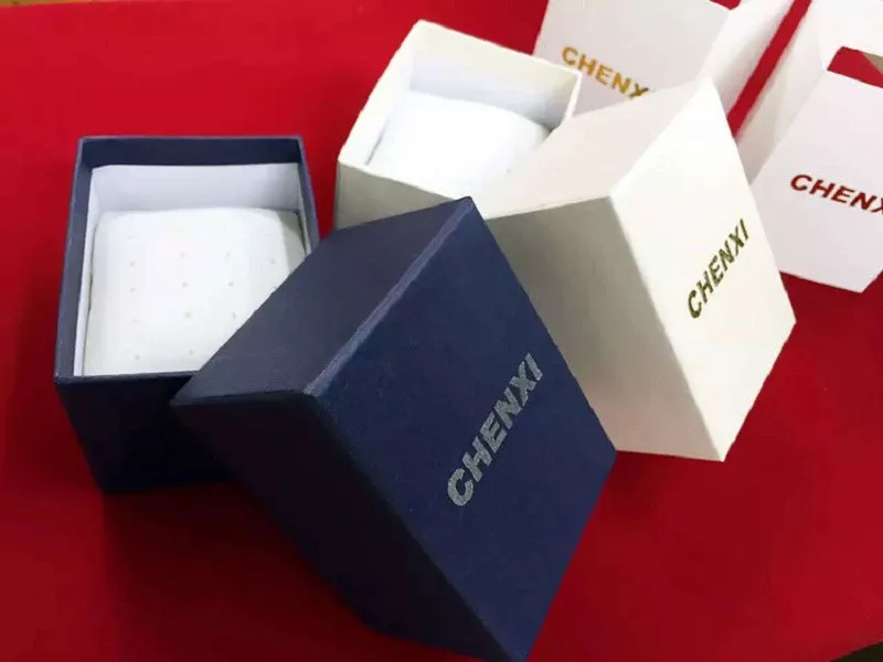 1 шт. CHENXI Фирменная практичная коробка для часов и подарочные коробки внутри губка