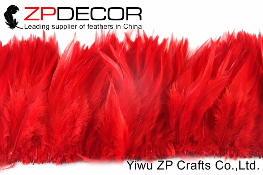 Новинка! Zpdecor 700-800 шт 4-6 дюймов окрашенные красные подвешенные перья для украшения фиалка "петушиные перья" для украшения костюма