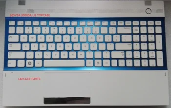 

New Genuine US white keyboard for Samsung NP300V5A NP305V5A with palmrest and touchpad BA59-03113A BA75-03250A