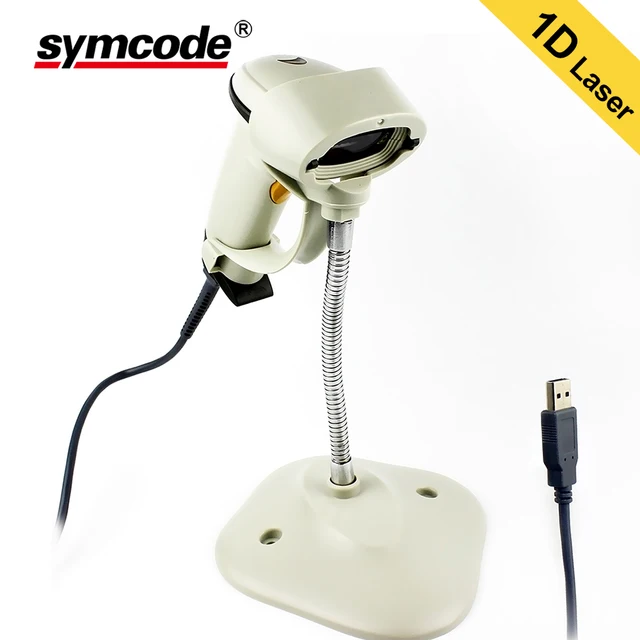 Best Price 1D Handsfree Automatic Barcode Scanner,Symcode USB Laser Wired Handsfree Auto-sense Barcode Reader with Stand White Best Price 1D Handsfree Automatic Barcode Scanner,Symcode USB Laser Wired Handsfree Auto-sense Barcode Reader with Stand White