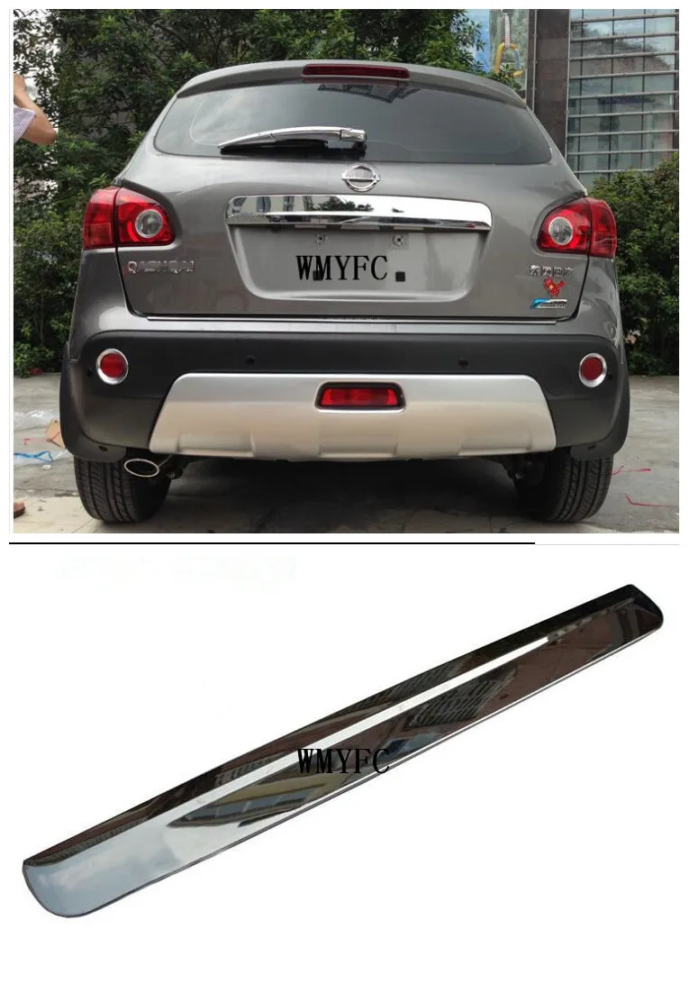 FOR NISSAN QASHQAI DUALIS 2007 2013 CHROME REAR TRUNK LID COVER