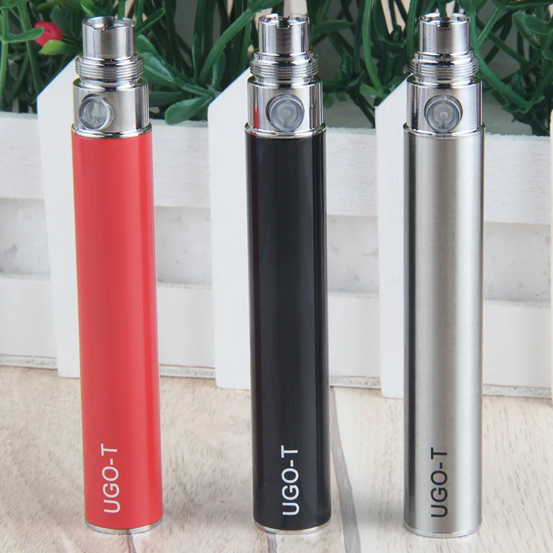 UGO-T батарея vape Micro USB пропуск через заряда 650/900/1100 мА/ч, ugo t батареи вейпер обновления в набор входит батарея ego t 510 нитки подходит CE4 T3S