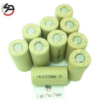 

LPD NI-CD SC 1500mah 1.2V 10A Rechargeable battery high power battery power tool battery Power Cell for Hitachi Makita Bosch