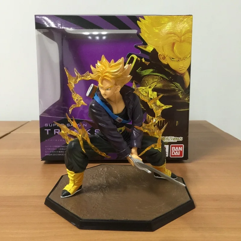 Драконий жемчуг Z Trunks ПВХ фигурка модель игрушки Супер Саян мультфильм Сделай Сам