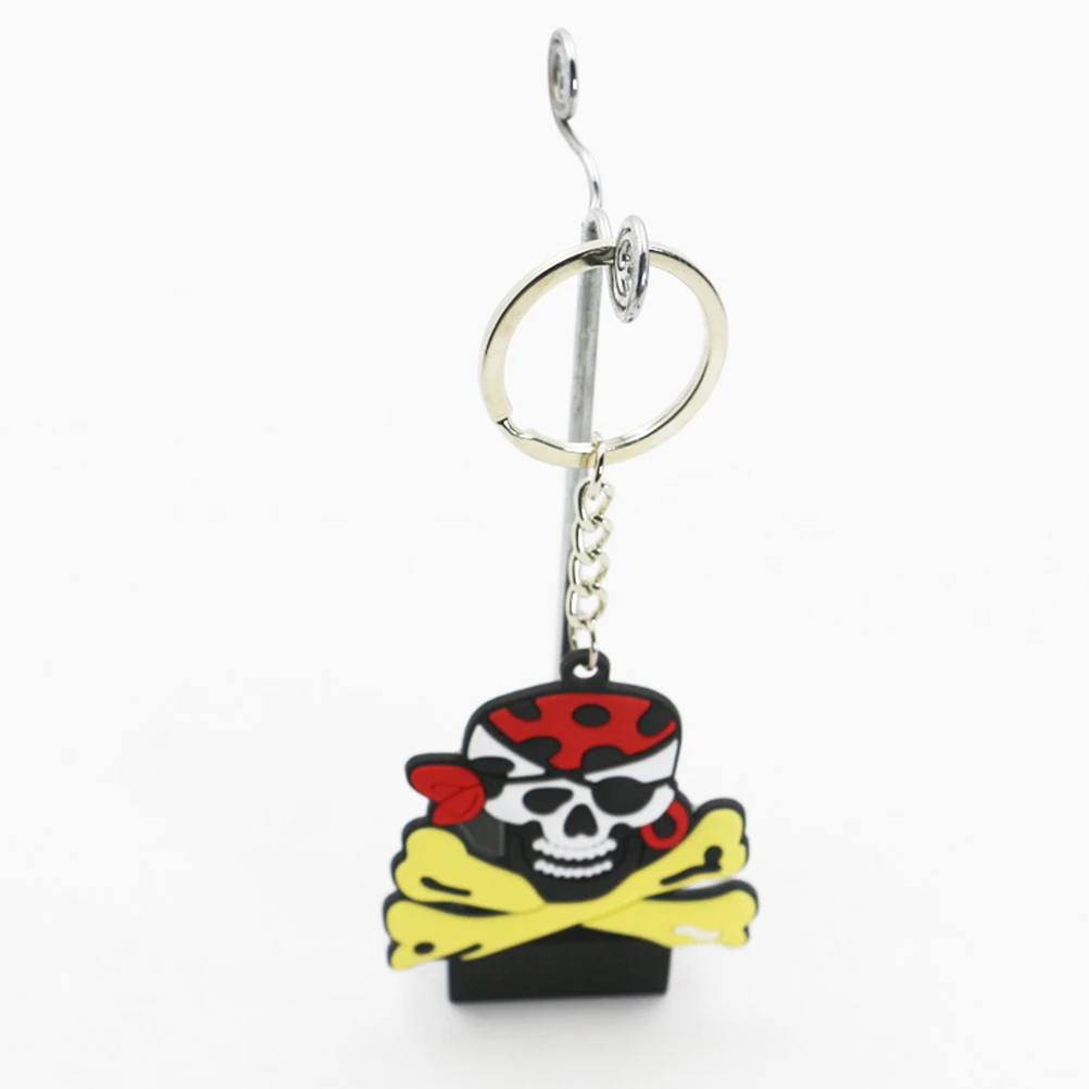 5 шт. цепочка для ключей с черепом Шарм Пиратская Тема Кошелек с украшениями сумка подвесной брелок автомобильный брелок подвесной брелок с кольцом цепочка подарок