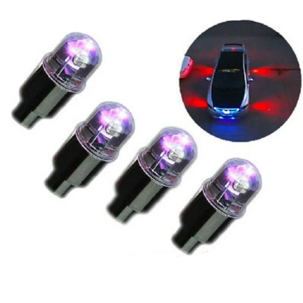 

Hot Sale 1Pair Lightweight Alloy Universal Flashing Bulbs Car Motorcycle Wheel Lights Cap Cycling Bike Valve LED Light