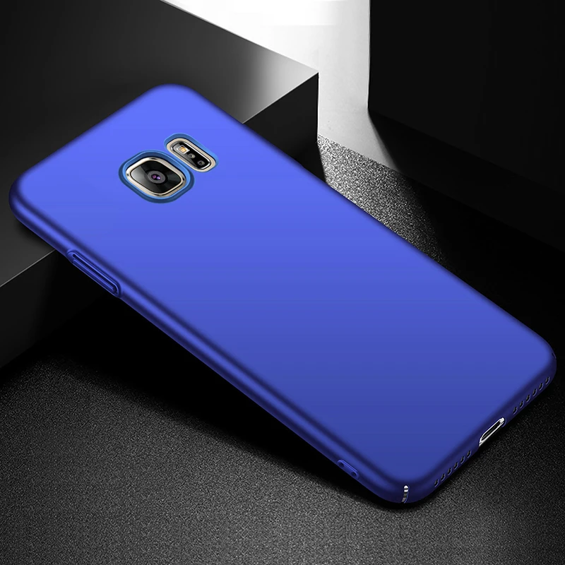 YonLinTan i Coque чехол для samsung galaxy S7 S 7 Edge S7Edge Жесткий ПК на роскошный простой, матовый Защитная задняя панель для телефона Etui