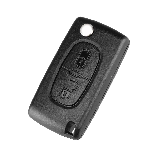 KEYYOU-llave remota plegable para coche, llave abatible para Peugeot 307, 207, 107, 308, 3008, 407, 407, Citroen C2, C3, C4, C5, C6, C8, 607 MHz, Chip ID46 KEYYOU-llave remota plegable para coche, llave abatible para Peugeot 307, 207, 107, 308, 3008, 407, 407, Citroen C2, C3, C4, C5, C6, C8, 607 MHz, Chip ID46
