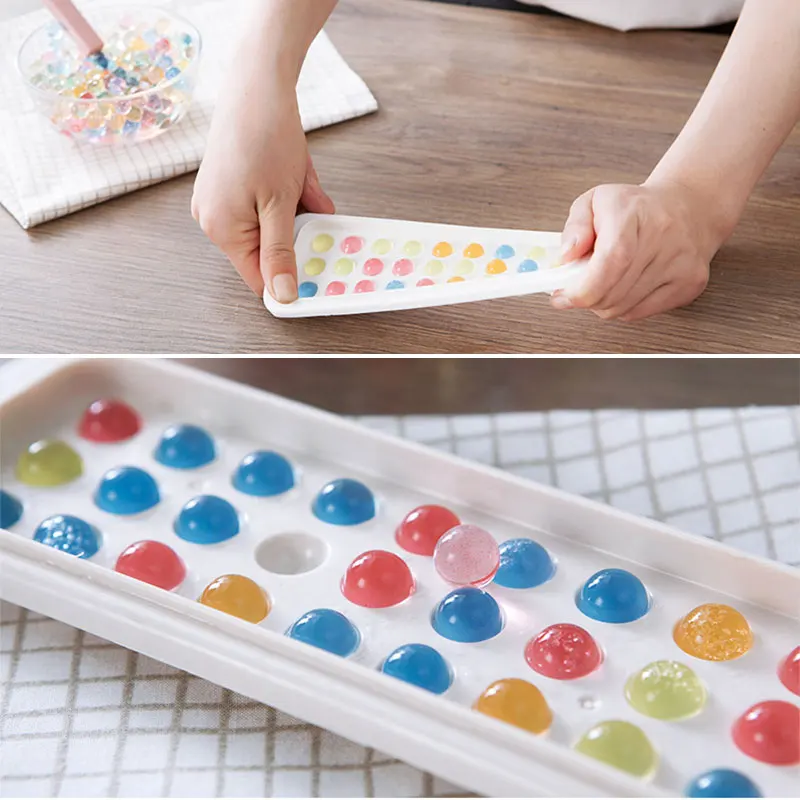 

27 Grids Ice Cube Mold Plastic Cubes Ice Tray Ice Cube Mold Storage Containers ice cube tray mold X