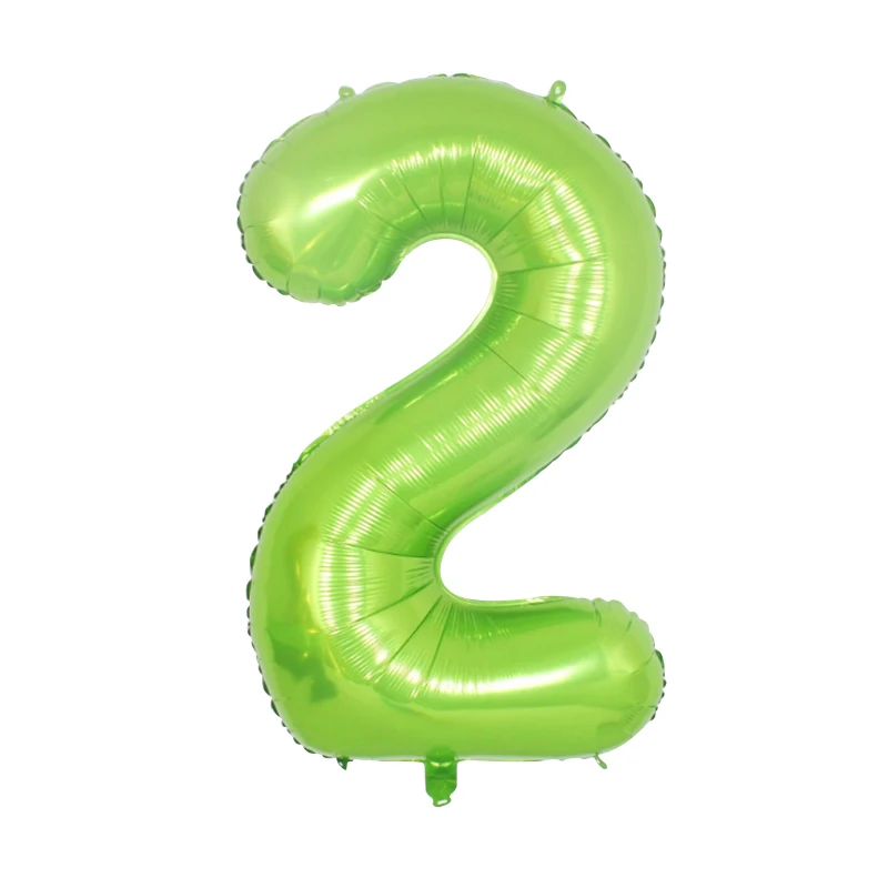 40 дюймов зеленые воздушные шары из фольги в виде цифр гелиевые воздушные шары для детского душа с днем рождения Юбилей Свадебные украшения события вечерние поставки