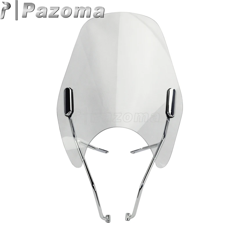 

Motorcycles Transparent Clear Front Windshield Motorbike Windscreen Wind Deflector For Honda Shadow 750 VT750 1998-2003