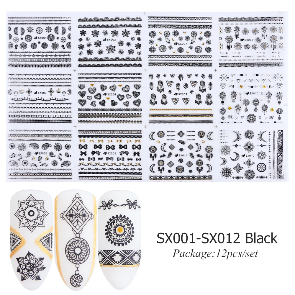 SX001-SX012 black