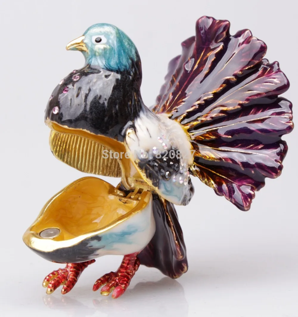 Peace Dove jewelry box gift box Peace Bird Girls Gift Box Packaging Organizer Earring Holder Jewelry Packaging