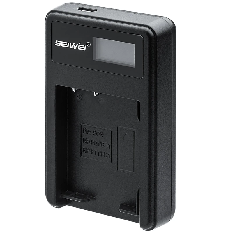 

SEIWEI USB Battery Charger With LCD Screen Display For Camera Sony NP-BD1 Battery