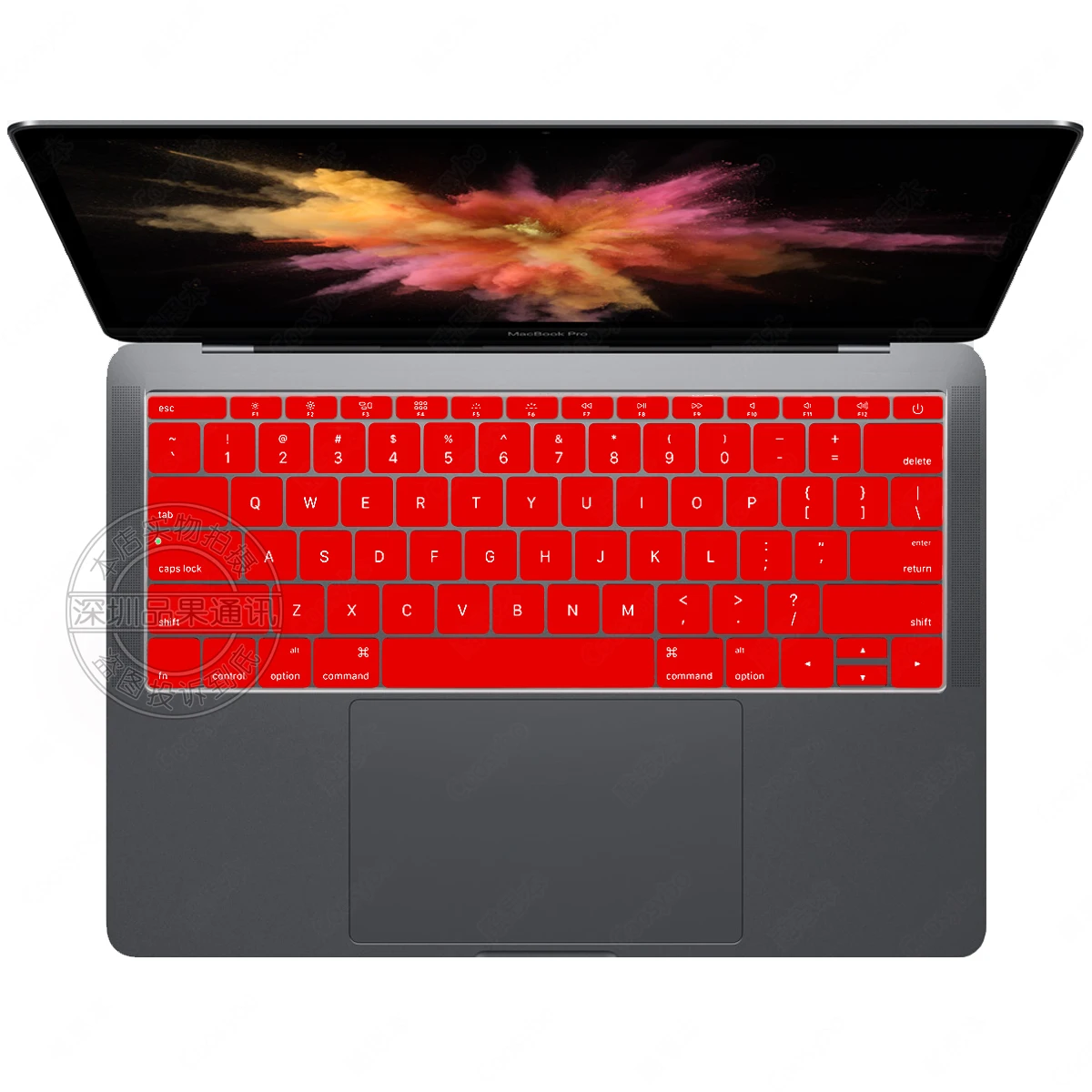 1" Pro кожи клавиатуры, красочные силиконовые крышки клавиатуры защитный стикер для 13" Mac Macbook Pro(без сенсорной панели