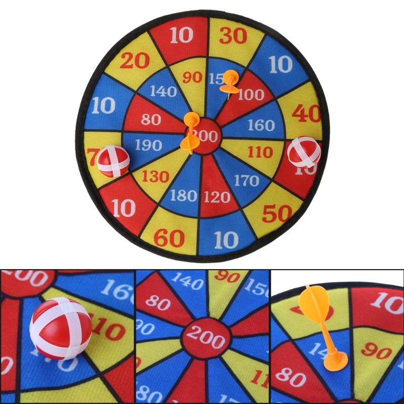 

Boomerang ABS Darting Sports Toys Fabric Dart Board Set Kid Ball Target Game For Children Security Toy Throwing Sport Toy