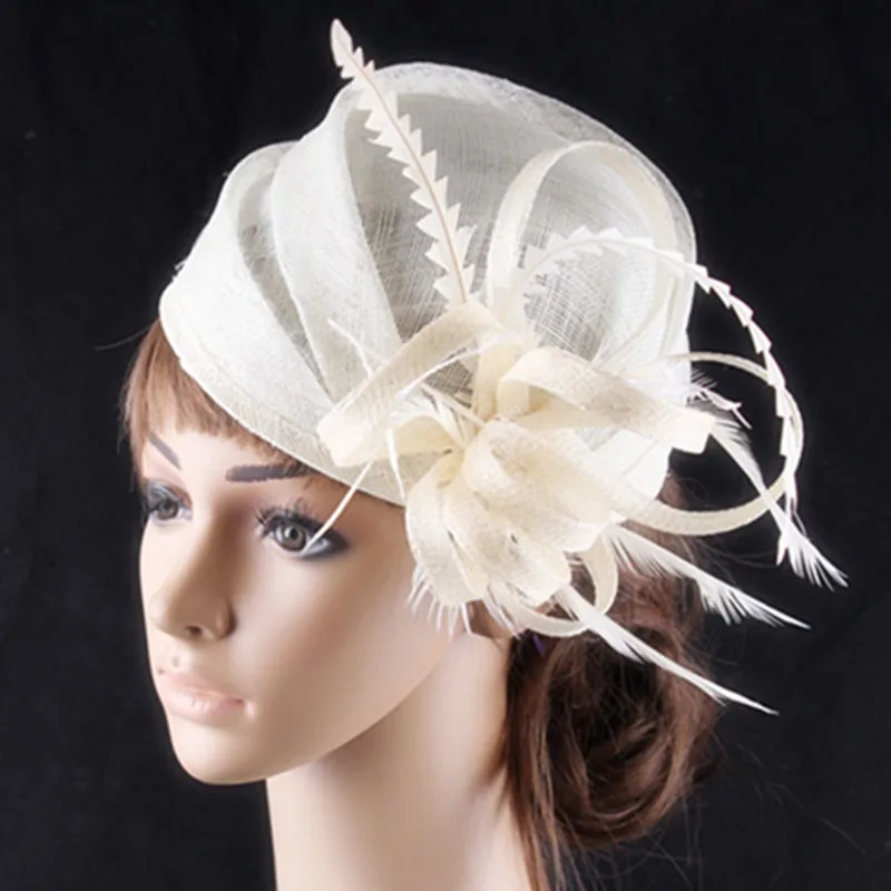 

17 colors fascinating sinamay material fascinator headpiece event occasion headwear gril dance hat suit for all season FNR151261