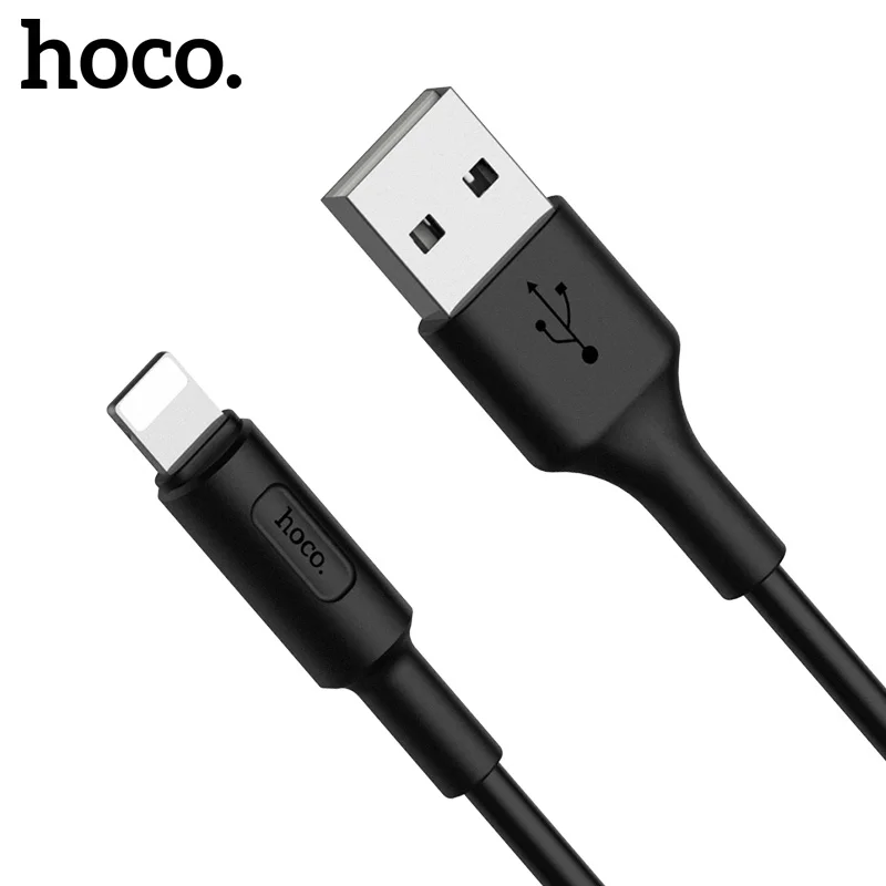 USB кабель HOCO для iPhone 11 Por X 8 7 6 5 6s plus usb быстрой зарядки и передачи данных Apple IOS iPad