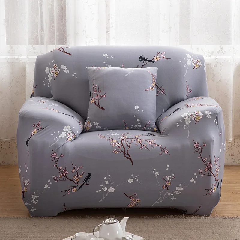 

Knitting Sofa Cover Slipcover Single/Two/Three/Four-Seater Stretch Scenic Funda Sofa Couch Cover Capa De Sofa Decoration