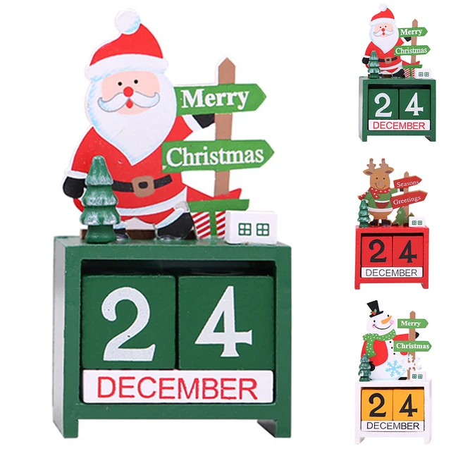 christmas advent calendar creative wooden xmas countdown calendar calander countdown