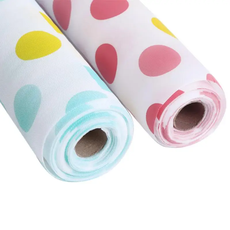 300X30CM Polka Dots Shelf Contact Paper Cabinet Drawer Liner Kitchen Table Mat 