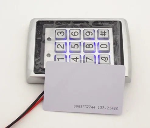 Standalone Metal Rfid Door Access Control Device with Keypad-4