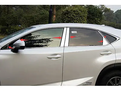 

For LEXUS NX200T NX300H 2015 Shiny Stainless Steel Window Pillar Posts trim 14pcs