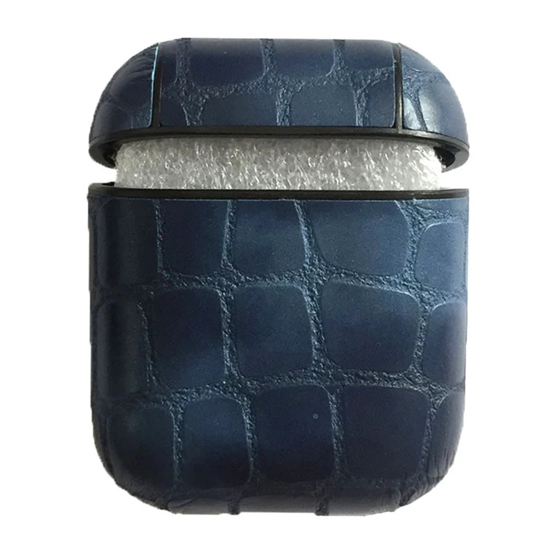 For Airpods Cover Stone Texture PC + PU Leather Cases For Air pod Protector Shell For Apple Earpods Covers For AirPod Skin (16)
