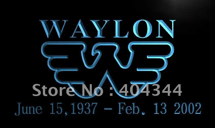 

LF246- Waylon Jennings LED Neon Light Sign