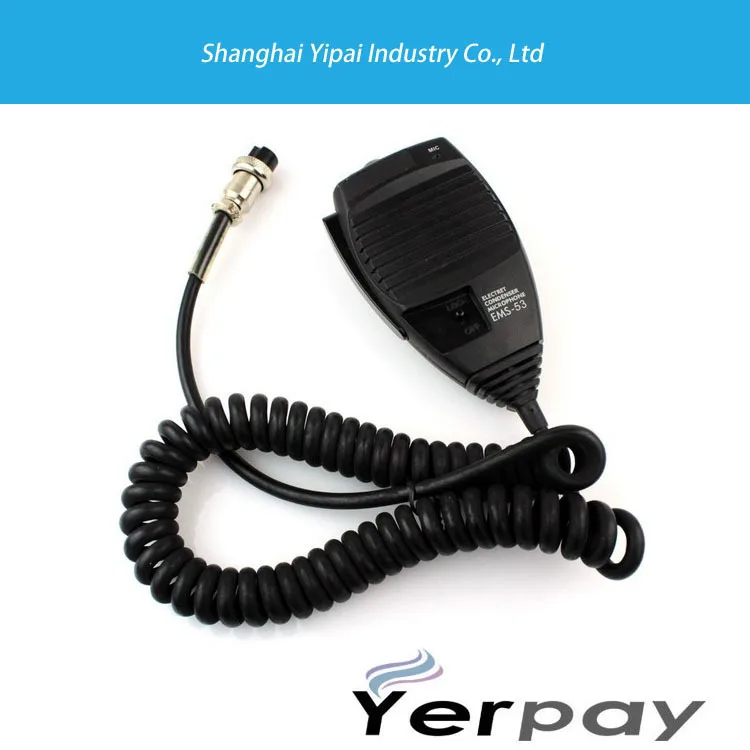 Free Shipping 8pin EMS-53 Hand Mic Microphone for Alinco radio DR430/DR635/DR435/DR135/DR620 | Мобильные телефоны и