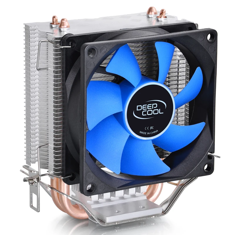 Desktop Computer PC 2 heatpipe Universal CPU Cooler computer CPU fan
