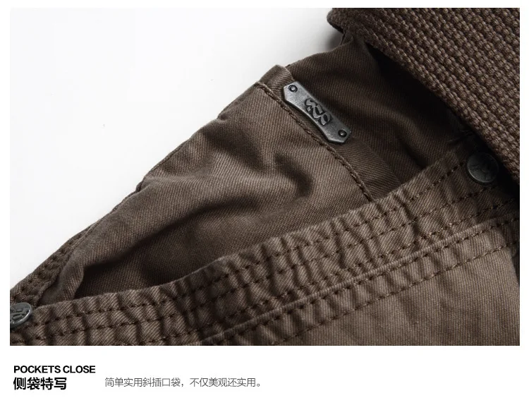 2017 New Mens Pants Pockets Full Length Autumn Army Military Tactical Pants Casual Trousers Cargo Pants Pantalon Hombre  (4)