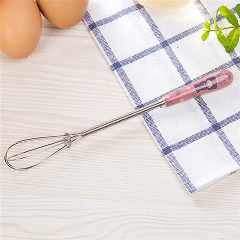 1 шт. милый Нержавеющая сталь белое яйцо венчиком мешалка Кофе молоко смешивание