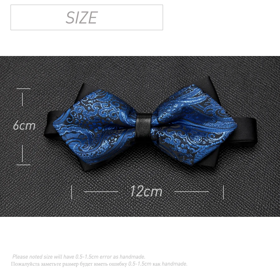 Mens Bowtie Quality Sale Necktie Fashion Formal Luxury Wedding Butterfly Cravat Ties for Men Shirt Business Gifts Accessories
