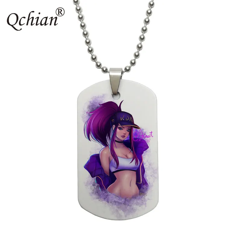 

Men Women Girls Boys League of Legends LOL Game LOL KDA Skin Ornament Jewelry Necklaces Pendant Necklace FANS souvenirs