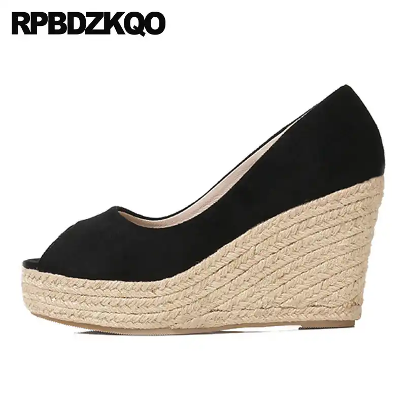 ladies black espadrilles