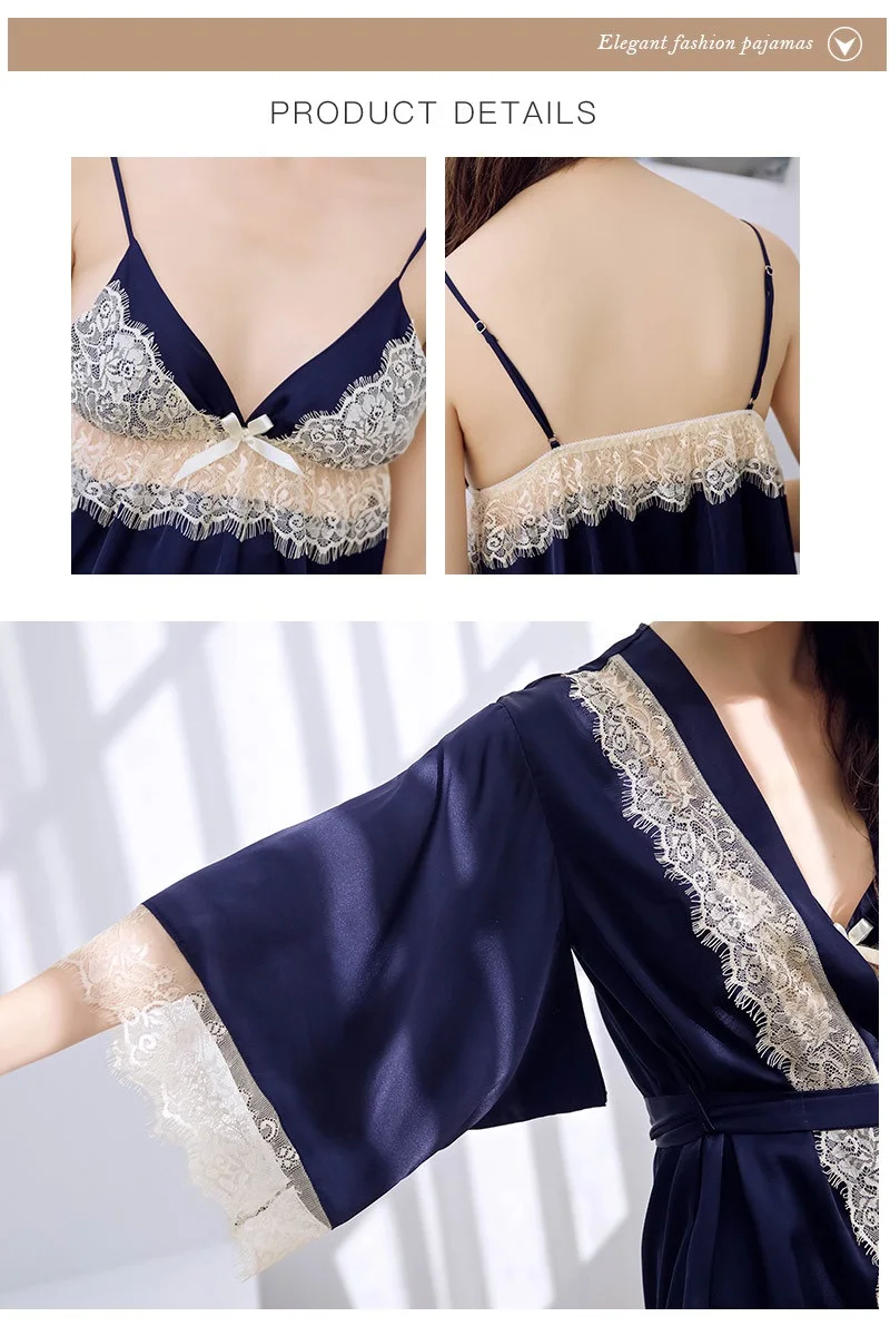 silk-like pajamas sets (1)