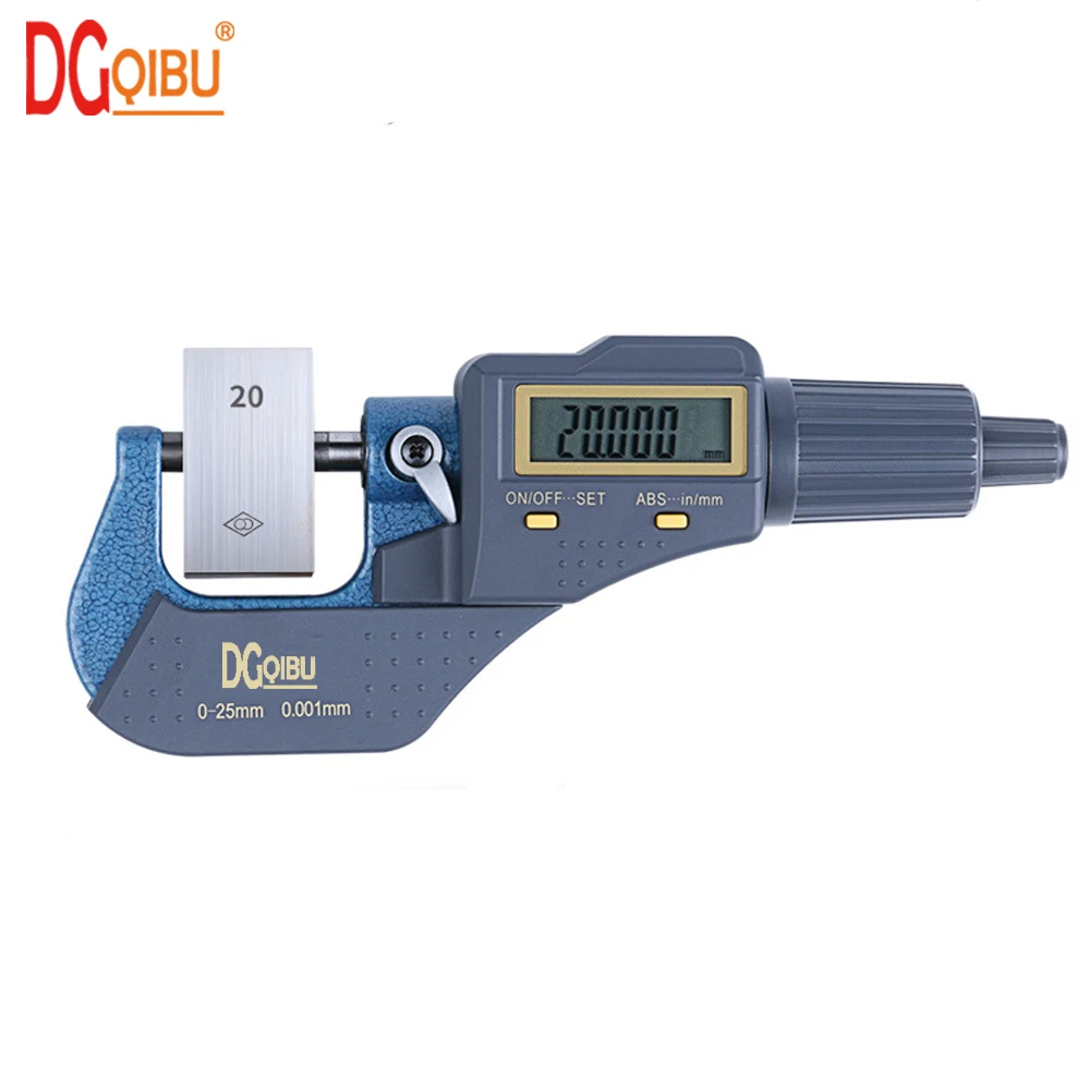 High Quality 0 25mm Micron Digital Caliper Outside Micrometer