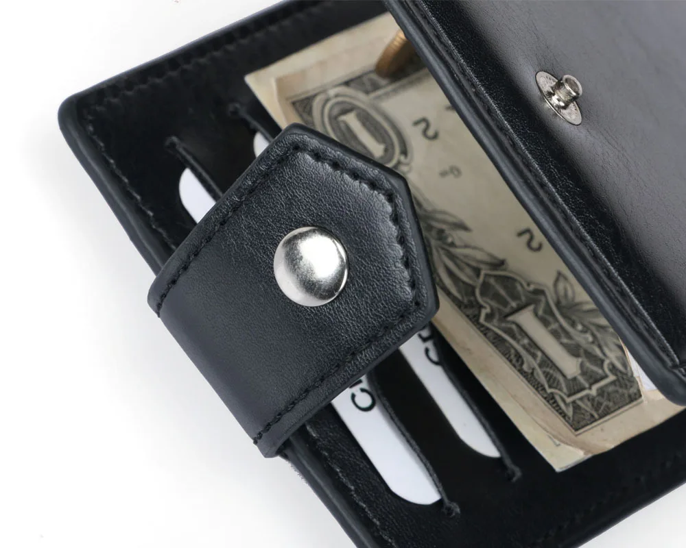 Фирменный дизайнерский кошелек с зажимами для денег на застежке из искусственной кожи, 2 сложенных зажима для мужчин, кошелек с зажимом для денег, карман для монет