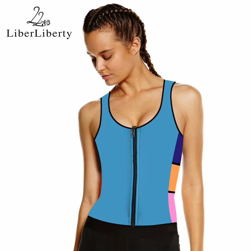 Новый модный неопреновый корсет для похудения Женский на молнии костюмы