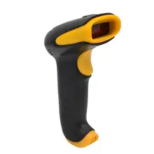 2 In 1 Usb Wireless 2.4ghz 1d Barcode Scanner Reader W/750mah Battery Wireless Laser Barcode Scanner Black LCJ00499 2 4ghz wireless handheld laser barcode scanner gun black yellow