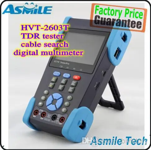 3.5" CCTV security camera tester monitor IP network camera IP address test TDR cable tracer digital multimeter POE PTZ cable