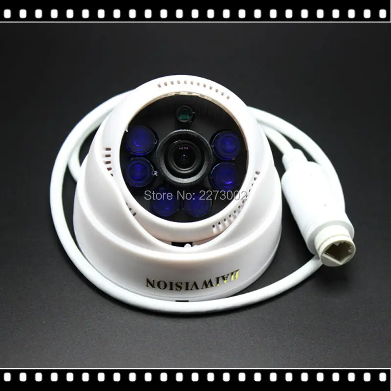  2016 Promotion 1080P 2MP 960P 1.3MP 6pcs Blue leds POE IP Camera ONVIF Indoor IR CUT Night Vision P2P Plug and Play Dome IP CAM 