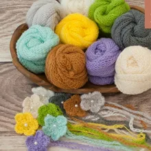 Ребенок сфотографирован мохер ткань 40*60 см новорожденных посылку привести акт роль прекрасные фотографии реквизит