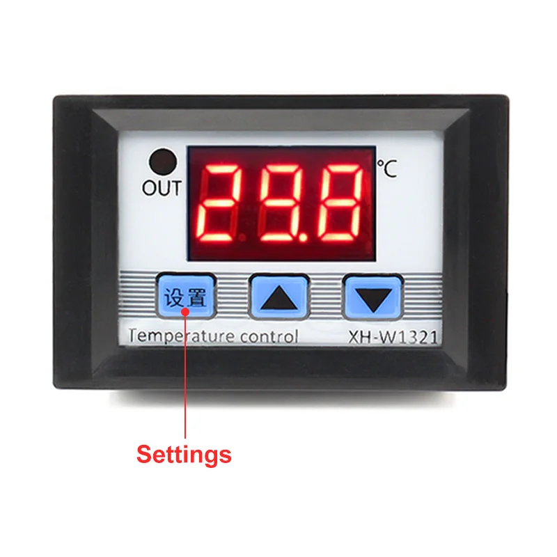 DC 12V Digital LED Temperature Thermostat Controller 10A Thermostat